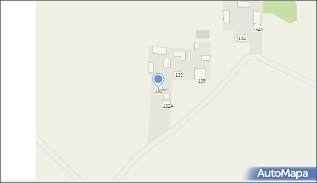 Jaroszewice, Jaroszewice, 132, mapa Jaroszewice