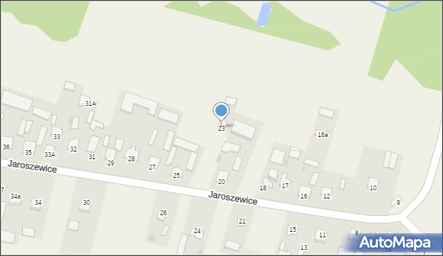 Jaroszewice, Jaroszewice, 23, mapa Jaroszewice
