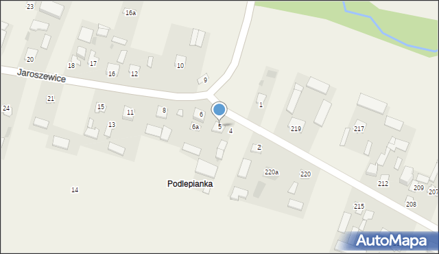 Jaroszewice, Jaroszewice, 5, mapa Jaroszewice