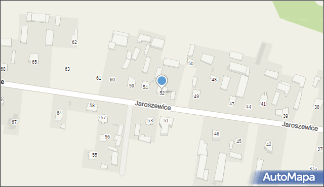 Jaroszewice, Jaroszewice, 52, mapa Jaroszewice
