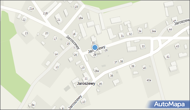 Jaroszewy, Jaroszewy, 28, mapa Jaroszewy