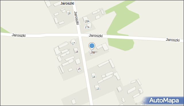 Jaroszki, Jaroszki, 15B, mapa Jaroszki