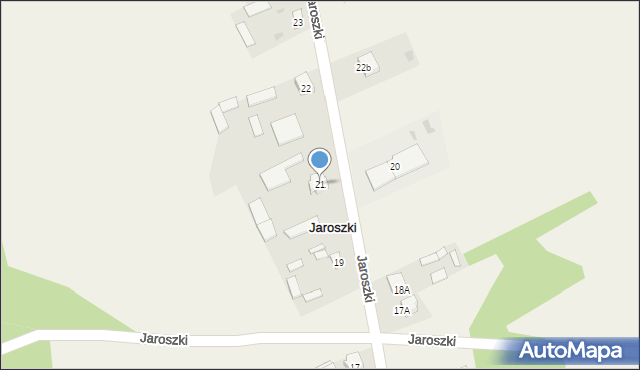 Jaroszki, Jaroszki, 21, mapa Jaroszki