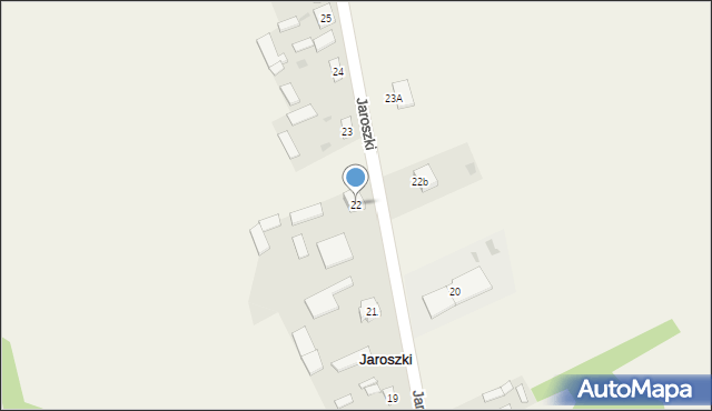 Jaroszki, Jaroszki, 22, mapa Jaroszki