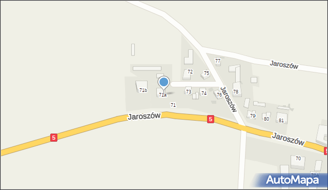 Jaroszów, Jaroszów, 71c, mapa Jaroszów