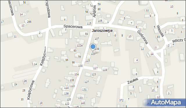 Jaroszowice, Jaroszowice, 123, mapa Jaroszowice