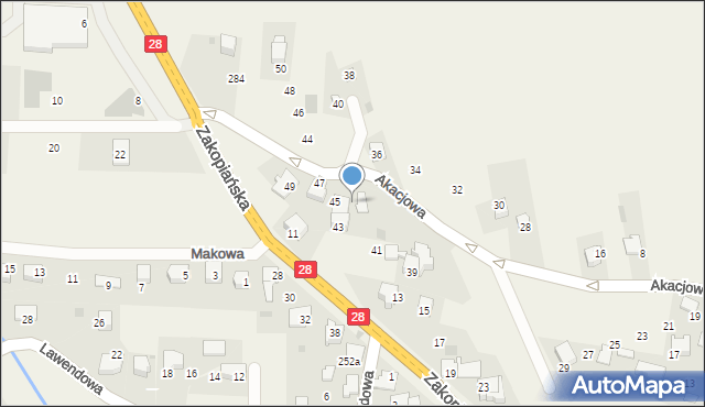 Jaroszowice, Jaroszowice, 248b, mapa Jaroszowice