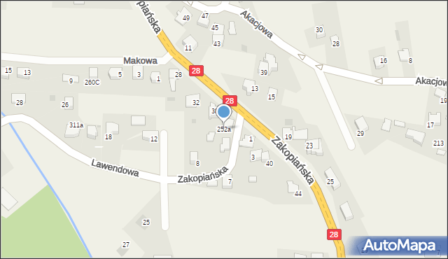 Jaroszowice, Jaroszowice, 252a, mapa Jaroszowice
