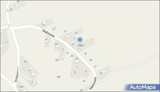 Jaroszowice, Jaroszowice, 306a, mapa Jaroszowice