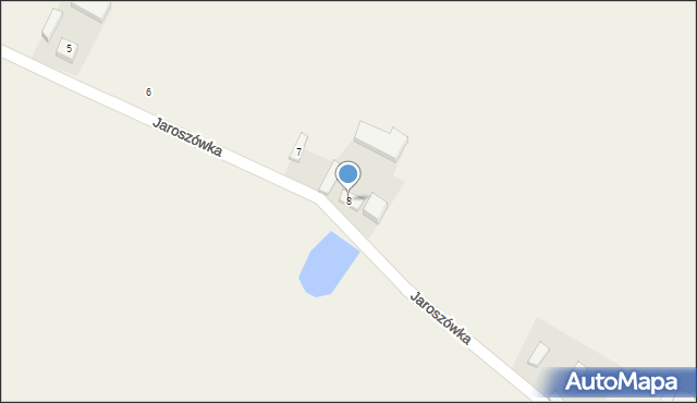 Jaroszówka, Jaroszówka, 8, mapa Jaroszówka