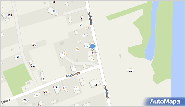 Jaroszyn, Jaroszyn, 1, mapa Jaroszyn