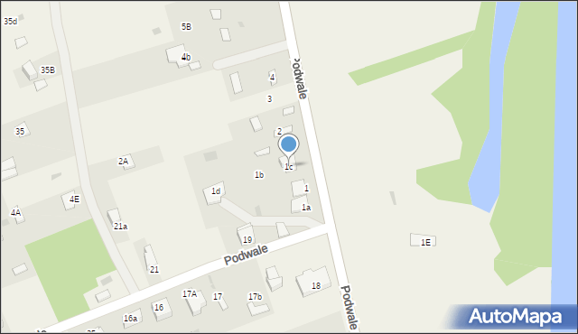 Jaroszyn, Jaroszyn, 1c, mapa Jaroszyn