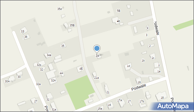 Jaroszyn, Jaroszyn, 2A, mapa Jaroszyn