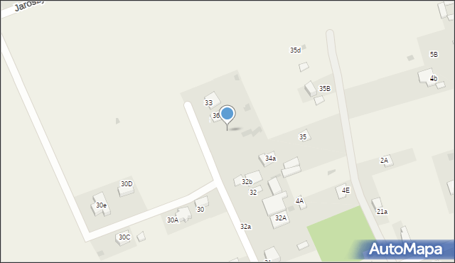 Jaroszyn, Jaroszyn, 36a, mapa Jaroszyn