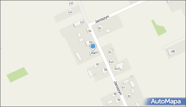 Jaroszyn, Jaroszyn, 60a, mapa Jaroszyn