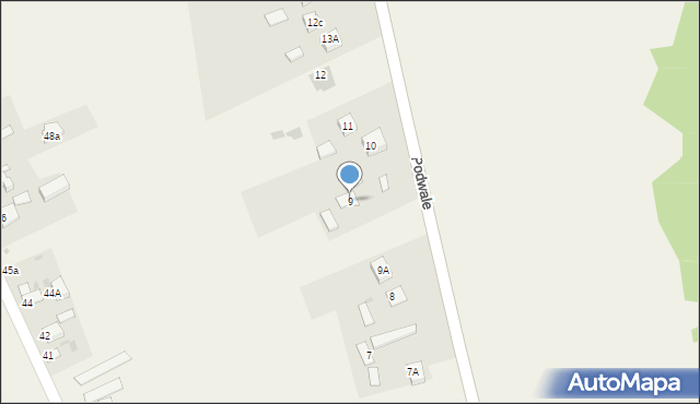 Jaroszyn, Jaroszyn, 9, mapa Jaroszyn