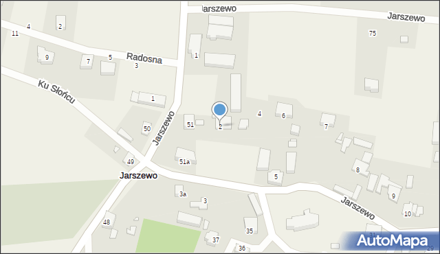 Jarszewo, Jarszewo, 2, mapa Jarszewo