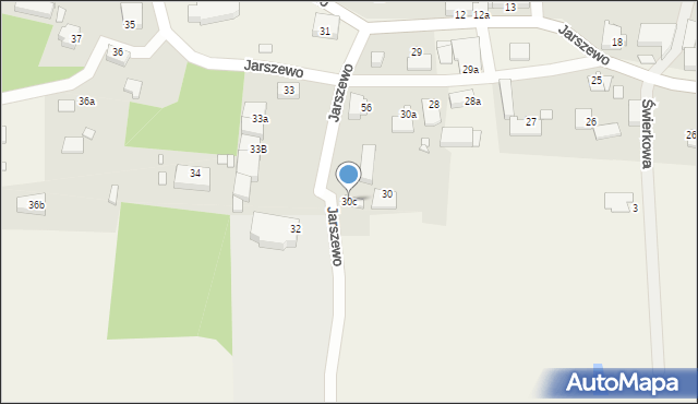 Jarszewo, Jarszewo, 30c, mapa Jarszewo