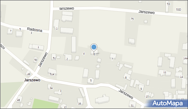 Jarszewo, Jarszewo, 6, mapa Jarszewo