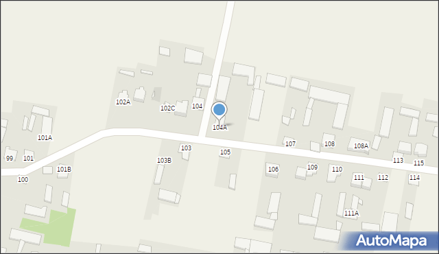 Jartypory, Jartypory, 104A, mapa Jartypory