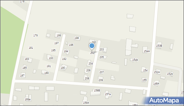 Jartypory, Jartypory, 202, mapa Jartypory