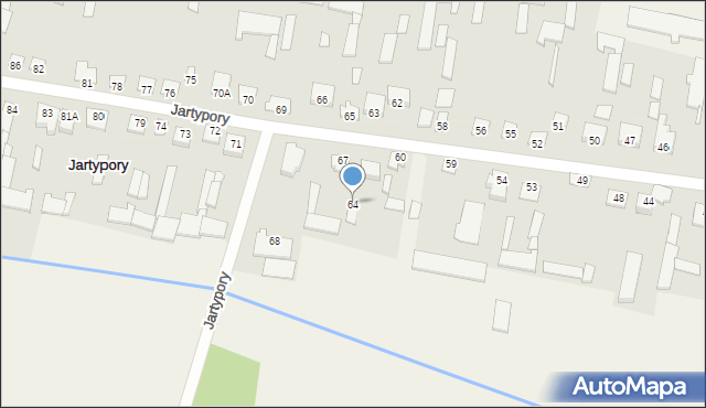 Jartypory, Jartypory, 64, mapa Jartypory