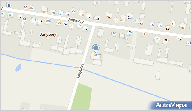 Jartypory, Jartypory, 68, mapa Jartypory