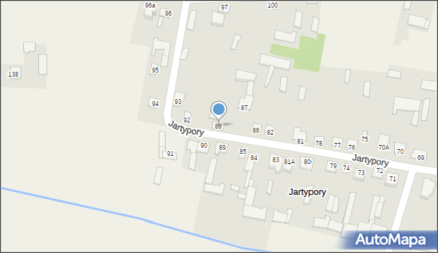 Jartypory, Jartypory, 88, mapa Jartypory