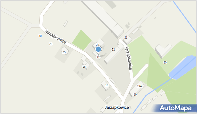 Jarząbkowice, Jarząbkowice, 17, mapa Jarząbkowice