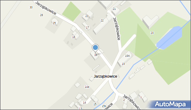 Jarząbkowice, Jarząbkowice, 18, mapa Jarząbkowice