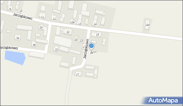 Jarząbkowo, Jarząbkowo, 16, mapa Jarząbkowo