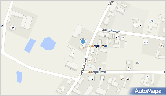 Jarząbkowo, Jarząbkowo, 3, mapa Jarząbkowo