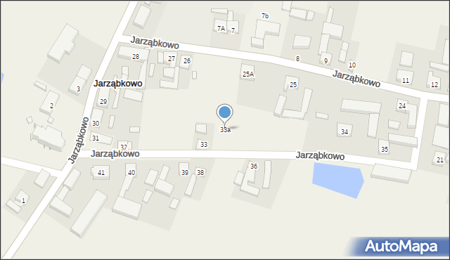 Jarząbkowo, Jarząbkowo, 33a, mapa Jarząbkowo