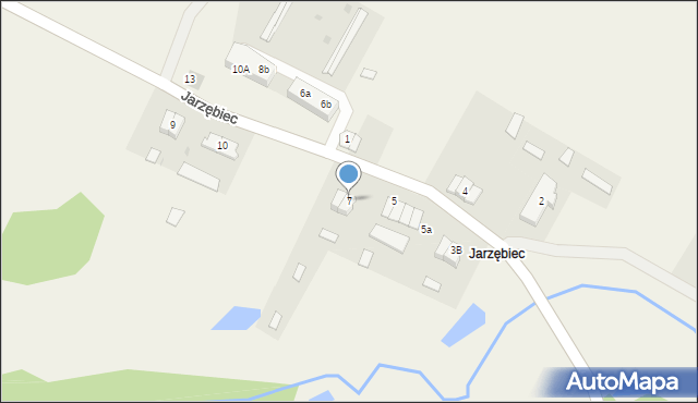 Jarzębiec, Jarzębiec, 7, mapa Jarzębiec
