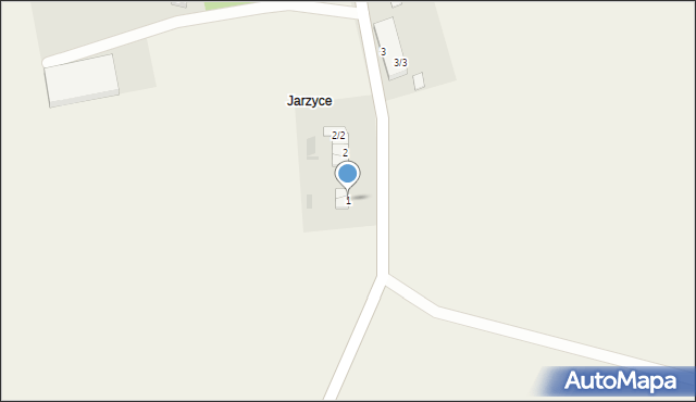 Jarzyce, Jarzyce, 1, mapa Jarzyce