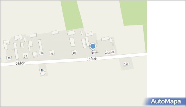 Jaśce, Jaśce, 41, mapa Jaśce