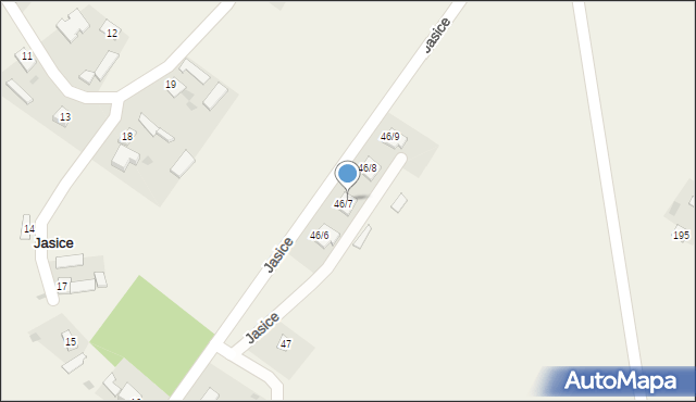 Jasice, Jasice, 46/7a, mapa Jasice