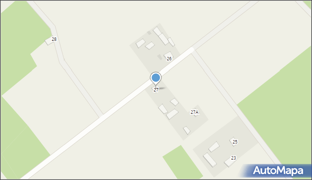 Jasień, Jasień, 27, mapa Jasień