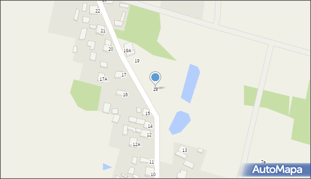 Jasień, Jasień, 18, mapa Jasień