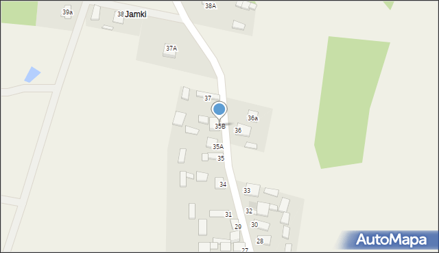 Jasień, Jasień, 35B, mapa Jasień