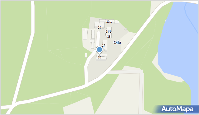 Jasień, Jasień, 26, mapa Jasień