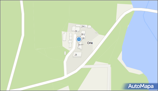 Jasień, Jasień, 27, mapa Jasień