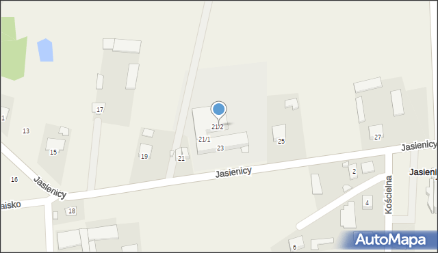 Jasienica, Jasienicy Pawła, 21/2, mapa Jasienica