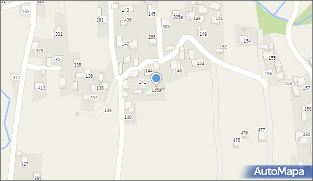 Jasienica, Jasienica, 145a, mapa Jasienica