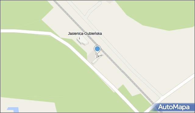 Jasienica, Jasienica, 1A, mapa Jasienica