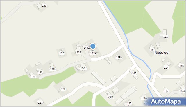 Jasienica Rosielna, Jasienica Rosielna, 131a, mapa Jasienica Rosielna