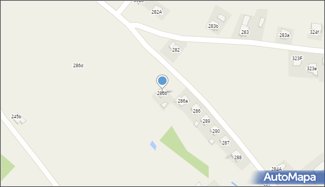 Jasienica Rosielna, Jasienica Rosielna, 286b, mapa Jasienica Rosielna