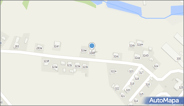 Jasienica Rosielna, Jasienica Rosielna, 324d, mapa Jasienica Rosielna