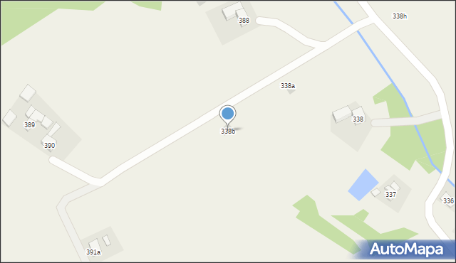 Jasienica Rosielna, Jasienica Rosielna, 338b, mapa Jasienica Rosielna