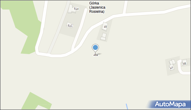 Jasienica Rosielna, Jasienica Rosielna, 49a, mapa Jasienica Rosielna
